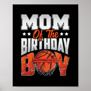 Affiche Maman Sketll garçon d'anniversaire famille Ller fê