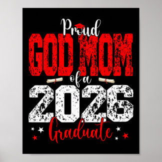Affiche Maman spirituelle fière de la promotion 2026 d'un 