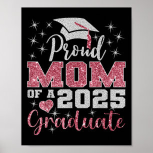 Affiche Maman Super Fière De Diplômé 2025 Incroyable Famil