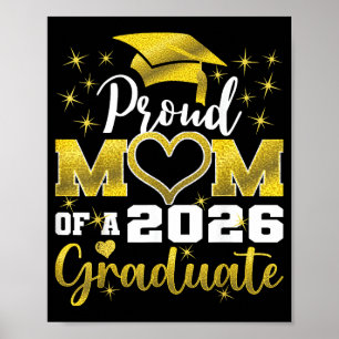 Affiche Maman super fière de la remise des diplômes de fin