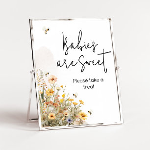 Affiche Maman to Bee Fleur sauvage Les bébés sont doux