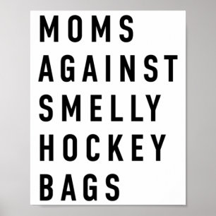 Affiche Mamans contre les sacs de hockey malodorants surdi