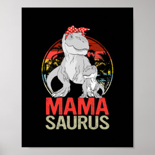 Affiche Mamasaurus T Rex Dinosaur Mama Saurus