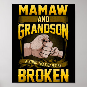 Affiche Mamaw et petit-fils un lien qui ne peut être brisé