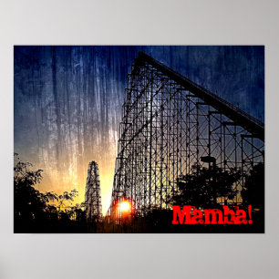 Affiche Mamba Rollercoaster World's of Fun Kansas City