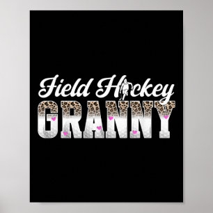 Affiche Mamie de hockey sur gazon d'un joueur de hockey su