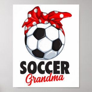Affiche Mamie footballeuse 
