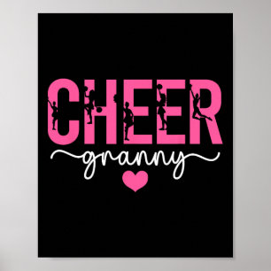 Affiche Mamie Pom-Pom Mamie De Cheerleader