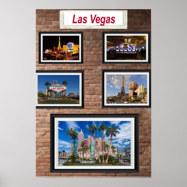 Affiche Man Cave Art Las Vegas. (Devant)