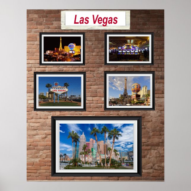 Affiche Man Cave Art Las Vegas. (Devant)