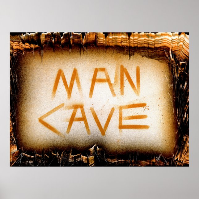 Affiche Man Cave Slate (Devant)