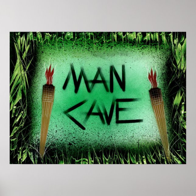 Affiche Man Cave Tiki (Devant)
