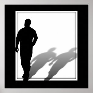 Affiche Man Missing Man Silhouette