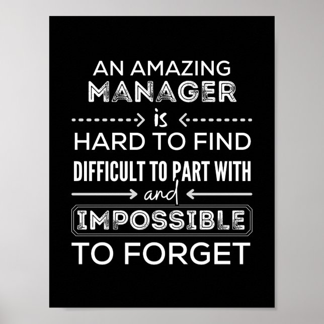 Affiche Manager, gestionnaire de poison pour manager, gest (Devant)