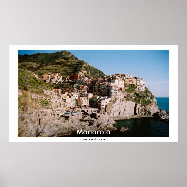 Affiche Manarola Panoramic View (Devant)