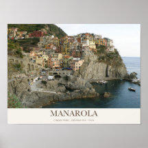 Manarola Village Coloré au-Dessus de la Mer Ligure
