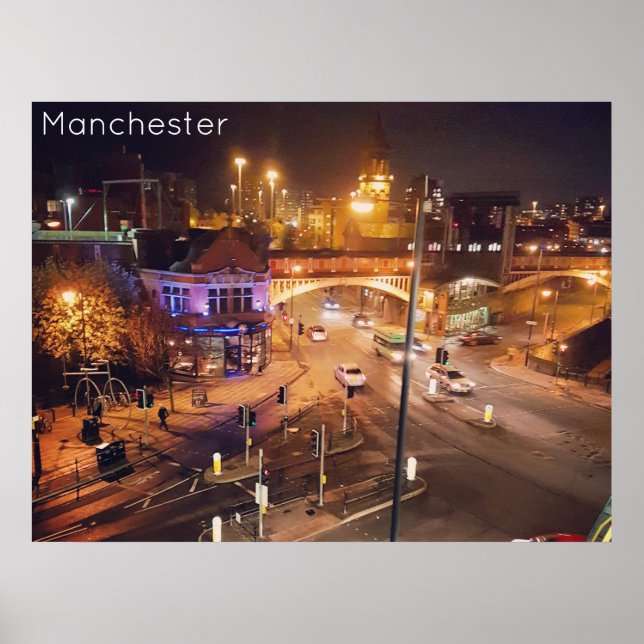 Affiche Manchester Deansgate (Devant)
