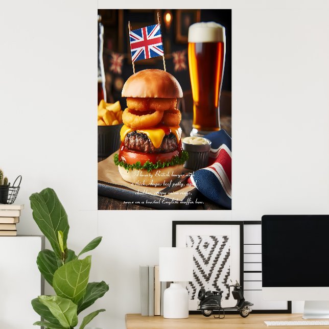 Affiche Manchester Munchies : Pub Classic 24x36 (Bureau à domicile)