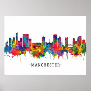 Affiche Manchester Skyline