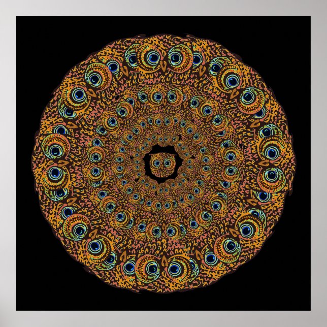 Affiche mandala (Devant)