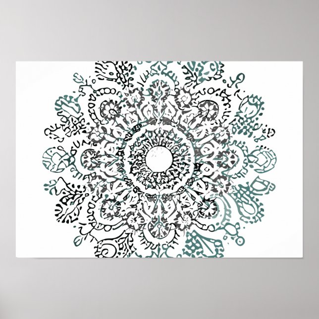 Affiche mandala (Devant)