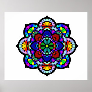AFFICHE MANDALA 1