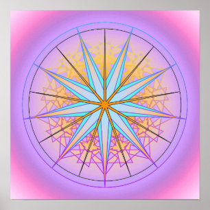 Affiche Mandala #1 rêveur