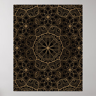 Affiche Mandala 3 de luxe