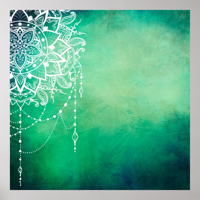 Affiche Mandala arrière - plan spirituel mandala (Devant)