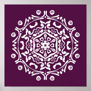 Affiche Mandala Blackberry