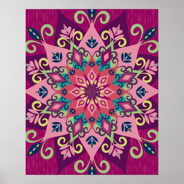 Affiche Mandala Bloom (Devant)