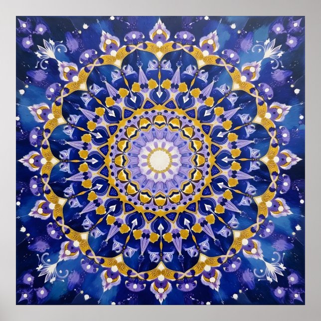 Affiche Mandala Céleste (Devant)