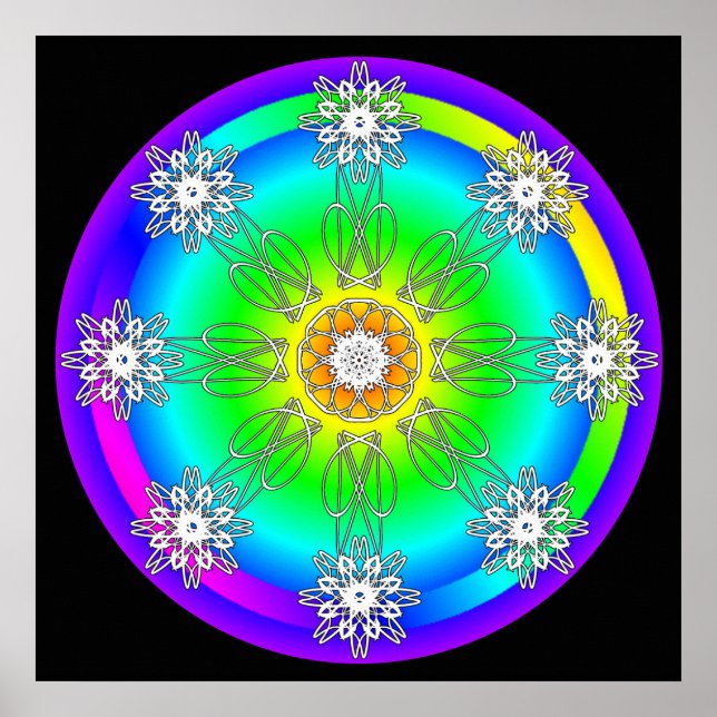 Affiche Mandala celtique (Devant)