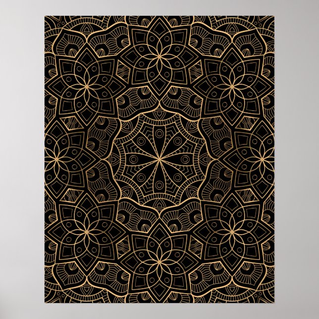 Affiche Mandala de luxe 3 (Devant)