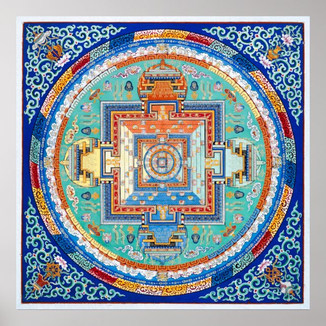 Affiche Mandala de Vairocana (Devant)