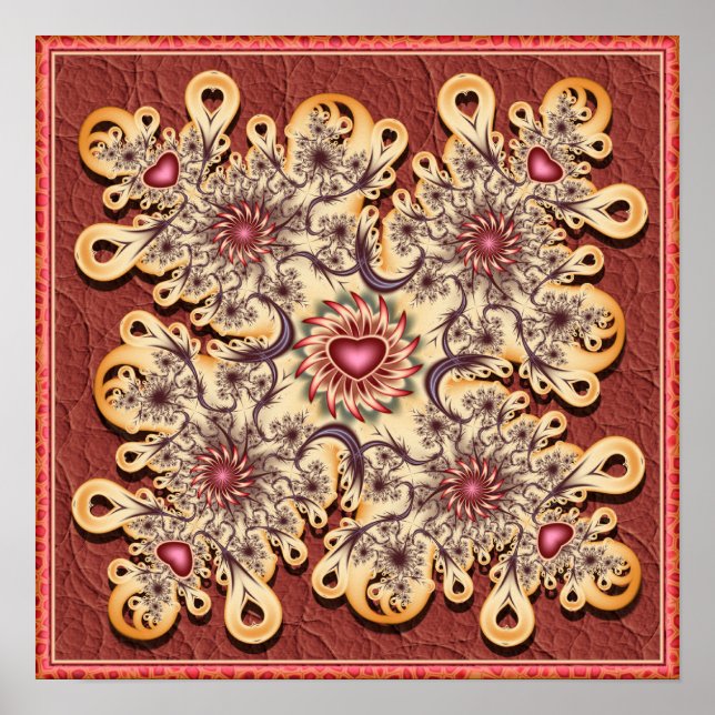 Affiche Mandala du cœur (Devant)