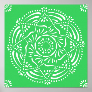 Affiche Mandala du printemps