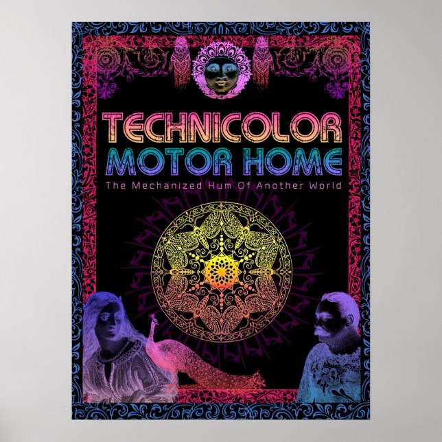 Affiche Mandala du technicolore Sally (Devant)