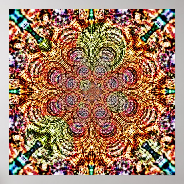 Affiche Mandala Funnels 3 (Devant)