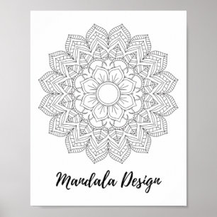 Affiche Mandala Géométrie Sacrée Art Yoga Mantra Fleur Lot