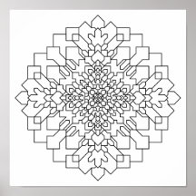 Mandala géométrique #15