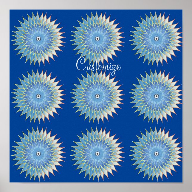 Affiche Mandala Lotus Blossom Thunder_Cove (Devant)