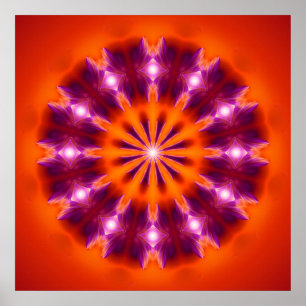 Affiche Mandala Mana'o'i'o