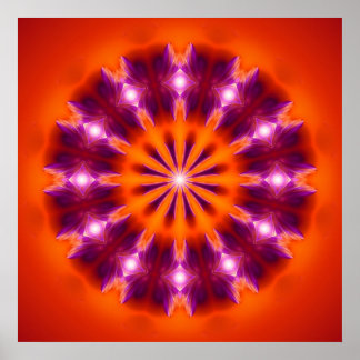 Affiche Mandala Mana'o'i'o