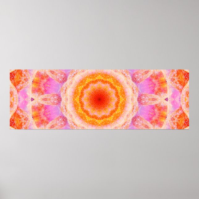 Affiche Mandala Panoramique Cute (Devant)