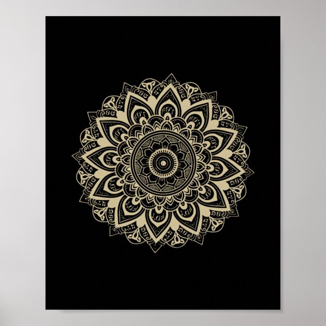 Affiche Mandala subtil 8647 Résiste Féministe anti Trump (Devant)