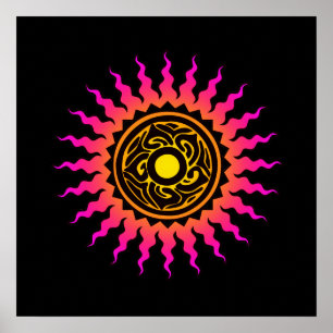 Affiche Mandala Sun 1