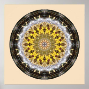 Affiche Mandalas du coeur de la paix, no. 11