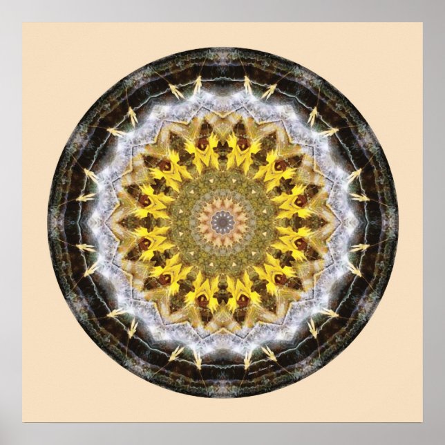 Affiche Mandalas du Coeur de la Paix, No 11 (Devant)