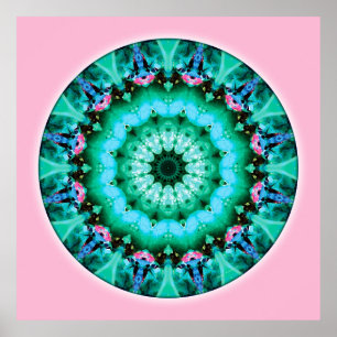 Affiche Mandalas du coeur de la transformation, no. 5